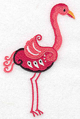 Embroidery Design: Flamingo C large<br> 3.02w X 4.93h