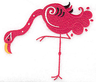 Embroidery Design: Flamingo I large<br> 4.73w X 4.29h