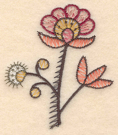 Embroidery Design: Colonial Design 122<br> 3.16" x 2.76"