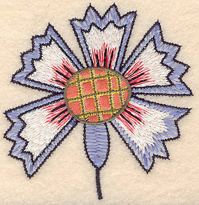 Embroidery Design: Colonial Design 128<br> 3.66" x 3.56"