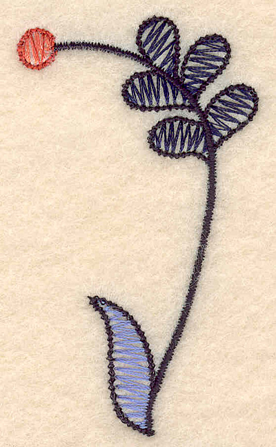 Embroidery Design: Colonial Design 131 <br> 2.55" x 1.61"