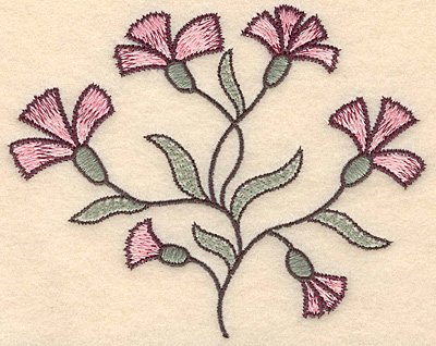 Embroidery Design: Colonial Design 133 Small <br> 4.37" x 5.50"