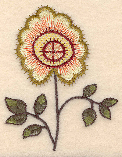 Embroidery Design: Colonial Design 140 <br> 3.82" x 2.99"