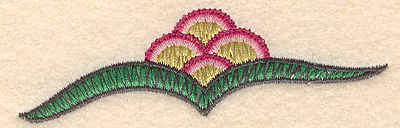 Embroidery Design: Colonial Design 144<br> 1.18" x 3.89"