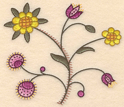 Embroidery Design: Colonial Design 149 Small<br> 4.99" x 5.71"