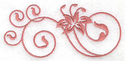 Embroidery Design: Floral design DD<br> 3.88w X 1.81h