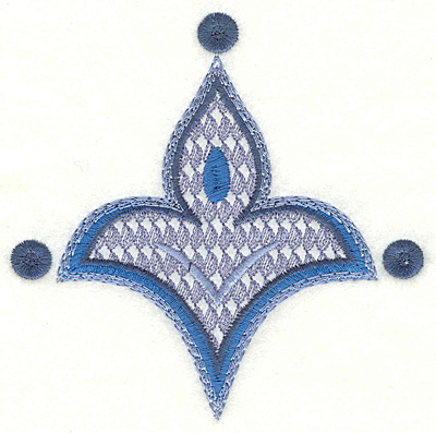 Embroidery Design: Paisley G Large <br> 4.47" x 4.51"