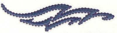 Embroidery Design: Paisley Wave I Large<br> 1.74" x 6.93"