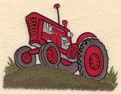 Embroidery Design: Tractor H<br>5.00w X 3.83h | Embroidery Legacy Embroidery Design: Tractor H<br>5.00w X 3.83h
