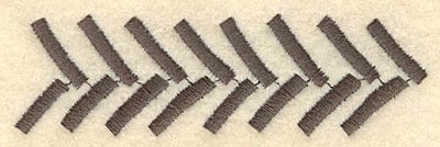 Embroidery Design: Tire track A<br>3.90w X 1.17h