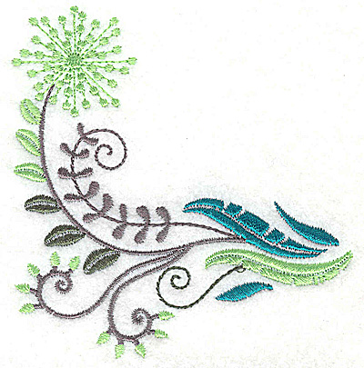 Embroidery Design: Dainty flowers 3B<br> 3.66w X 3.89h