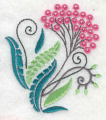 Embroidery Design: Dainty flowers 5C<br> 2.69w X 3.09h