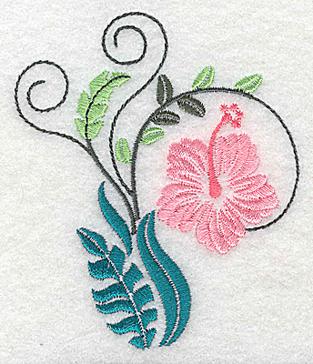 Embroidery Design: Dainty flowers 6B<br> 3.16w X 3.74h