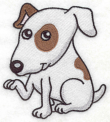 Embroidery Design: Devoted dog A large<br> 4.09w X 4.59h