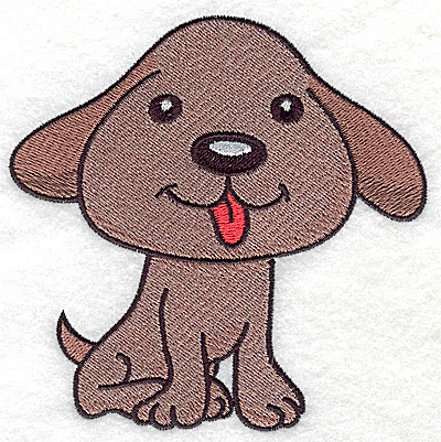 Embroidery Design: Devoted dog D large<br> 4.59w X 4.58h