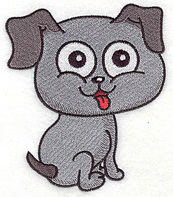 Embroidery Design: Devoted dog I large<br> 3.88w X 4.62h