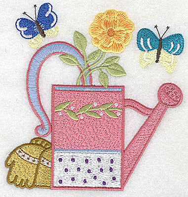 Embroidery Design: Watering Can F large<br> 4.72w X 4.96h