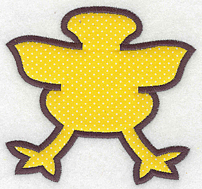 Embroidery Design: Chick applique<br> 4.27w X 3.99h