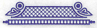 Embroidery Design: Elegant border 1 large<br> 4.98w X 1.25h