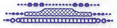 Embroidery Design: Elegant border 2 large<br> 4.87w X 0.92h