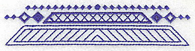 Embroidery Design: Elegant border 6 large<br> 4.98w X 1.10h