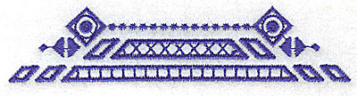 Embroidery Design: Elegant border 9 large<br> 4.95w X 1.10h