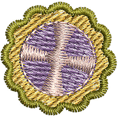 Embroidery Design: Diamond 2<br> 0.79w X 0.77h | Embroidery Legacy Embroidery Design: Diamond 2<br> 0.79w X 0.77h