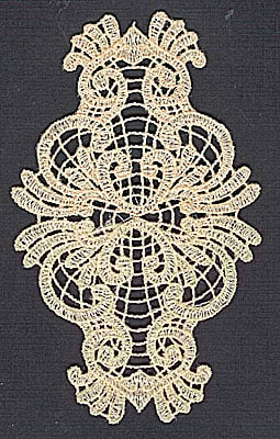 Embroidery Design: Lace 2<br> 2.99w X 4.97h