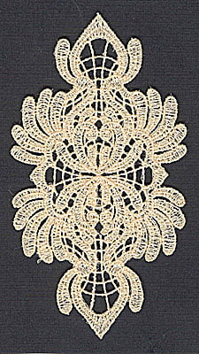 Embroidery Design: Lace 6<br> 2.63w X 4.94h