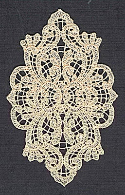 Embroidery Design: Lace 9<br> 3.15w X 4.98h