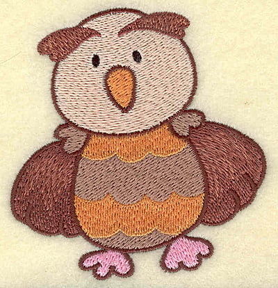 Embroidery Design: Owl<br>3.26w X 3.48h