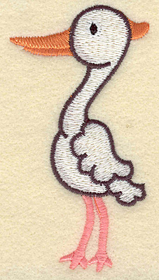Embroidery Design: Egret<br>2.03w X 3.88h