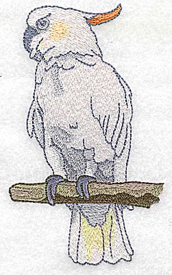 Embroidery Design: Bird D large parrot<br> 2.93w X 4.97h