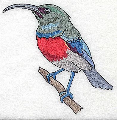 Embroidery Design: Bird F large<br> 4.93w X 4.90h