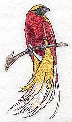 Embroidery Design: Bird I large<br> 2.70w X 4.95h