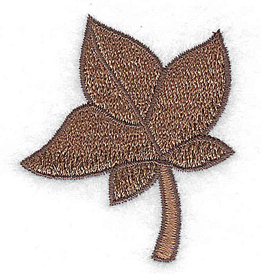 Embroidery Design: Fall leaf<br> 1.86w X 2.16h