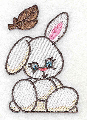Embroidery Design: Bunny<br> 2.06w X 3.03h
