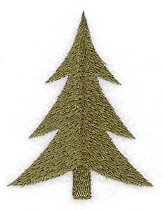 Embroidery Design: Christmas tree<br> 2.37w X 3.02h