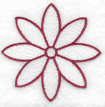 Embroidery Design: Flower<br> 3.02w X 3.01h