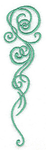 Embroidery Design: Swirls<br> 1.36w X 4.98h