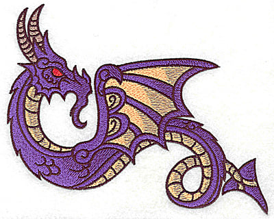 Embroidery Design: Dragon 10 large<br> 6.94w X 5.73h