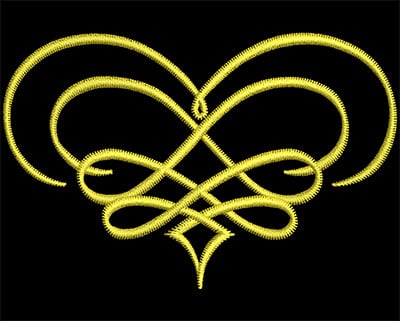 Embroidery Design: Font Elements 1 Design 5<br> 2.78w X 1.80h