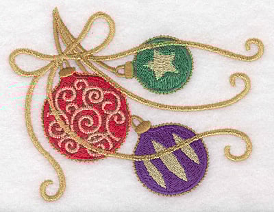 Embroidery Design: Ornaments large <br>5.00"w X 3.85"h | Embroidery Legacy Embroidery Design: Ornaments large <br>5.00"w X 3.85"h