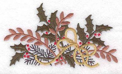 Embroidery Design: Christmas decoration large <br>5.00"w X 2.88"h | Embroidery Legacy Embroidery Design: Christmas decoration large <br>5.00"w X 2.88"h