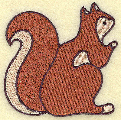 Embroidery Design: Squirrel<br> 3.44w X 3.41h