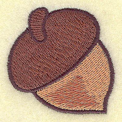 Embroidery Design: Acorn<br> 1.97w X 1.96h