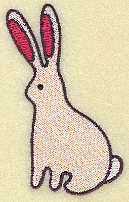 Embroidery Design: Rabbit<br> 2.40w X 3.80h