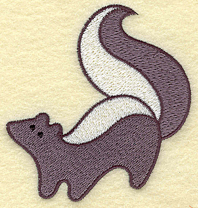 Embroidery Design: Skunk <br> 3.28w X 3.48h