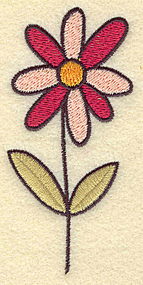 Embroidery Design: Daisy<br> 1.87w X 3.86h