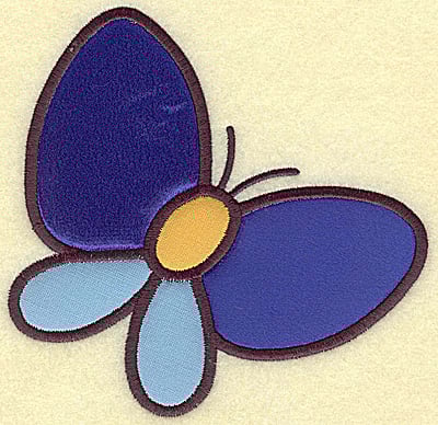 Embroidery Design: Butterfly (triple applique)<br> 5.08w X 4.99h | Embroidery Legacy Embroidery Design: Butterfly (triple applique)<br> 5.08w X 4.99h